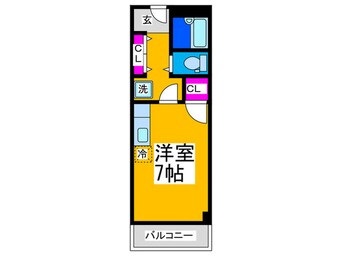 間取図 キューデンス21B棟