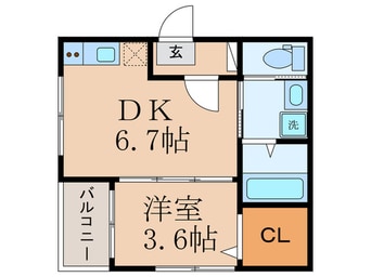間取図 デルソーレ山科