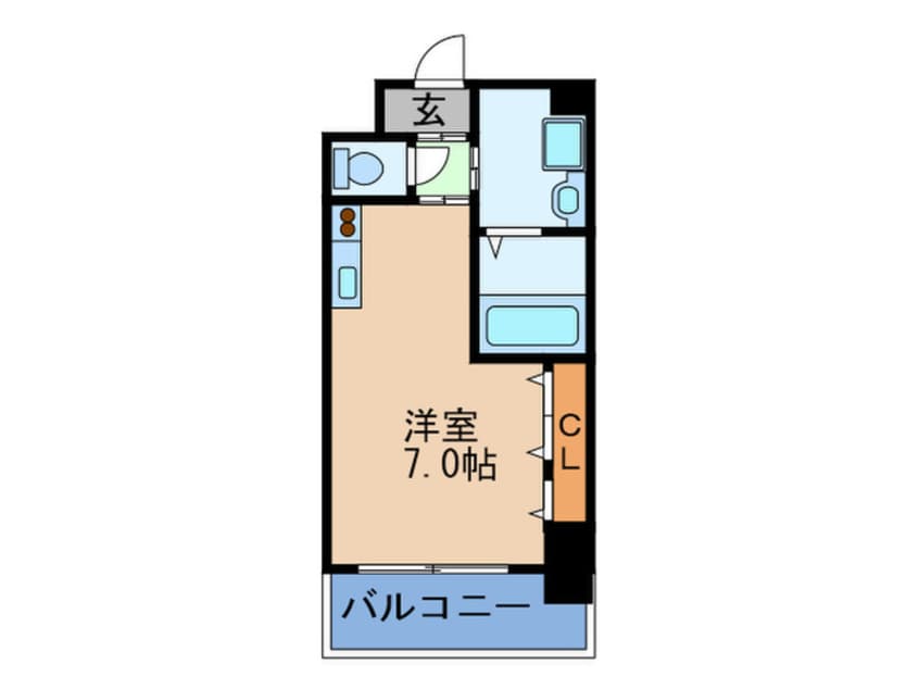 間取図 プリモディ－ネ福島