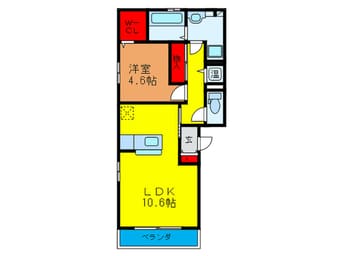 間取図 ルーチェ新森Ⅰ