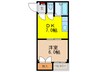ハイツ丸松 1DKの間取り