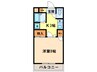 リバ－サイド二色の浜 1Kの間取り