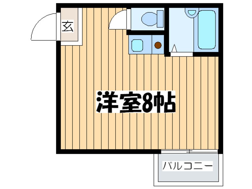 間取図 レジデンス堀江