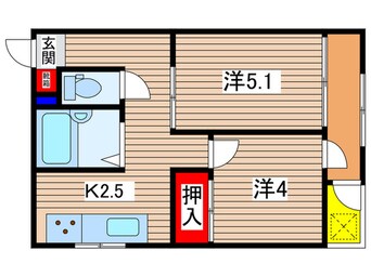 間取図 ジャンベル嵯峨野