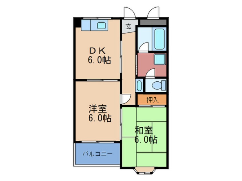 間取図 メゾン阪下