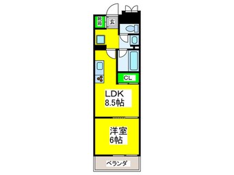 間取図 CITY　SPIRE桜川Ⅰ