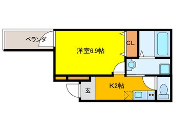 間取図 フジパレス深江橋南Ⅱ番館