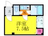 ソレ－ユ大安 1Kの間取り