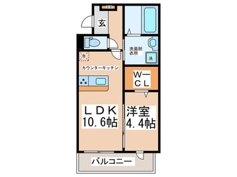 間取図 adonis　court　加美NEXT