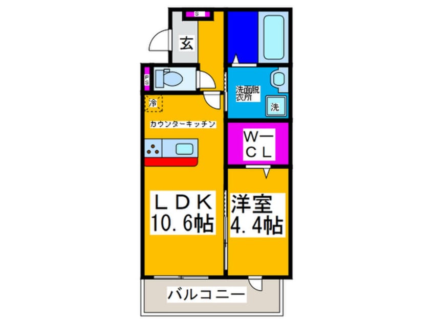 間取図 adonis　court　加美NEXT