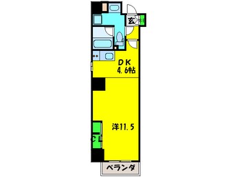 間取図 ボ－ベル南船場