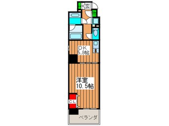 間取図 ボ－ベル南船場