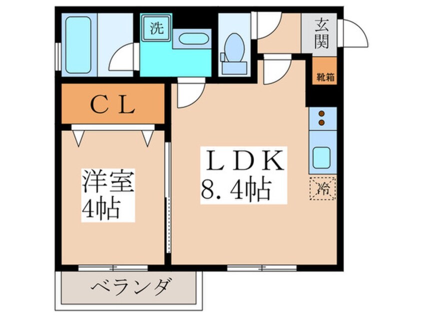 間取図 ALEGRIA河内山本WEST