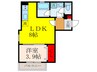 ALEGRIA河内山本WEST 1LDKの間取り