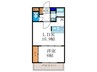 N御所東 1LDKの間取り