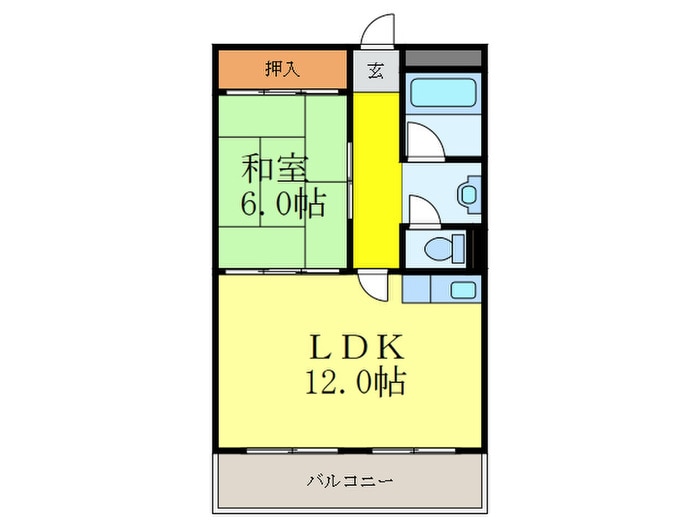 間取り図 南吹田ハイツ