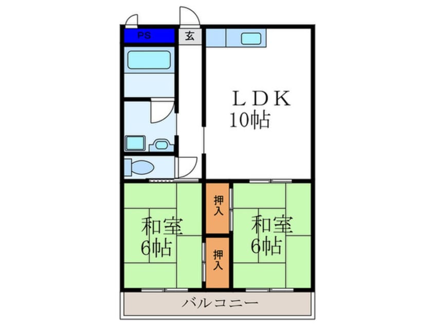 間取図 西京極グリーンハイツ