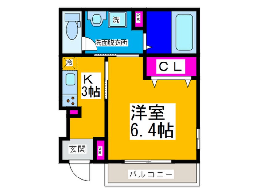 間取図 プレリュード北花田