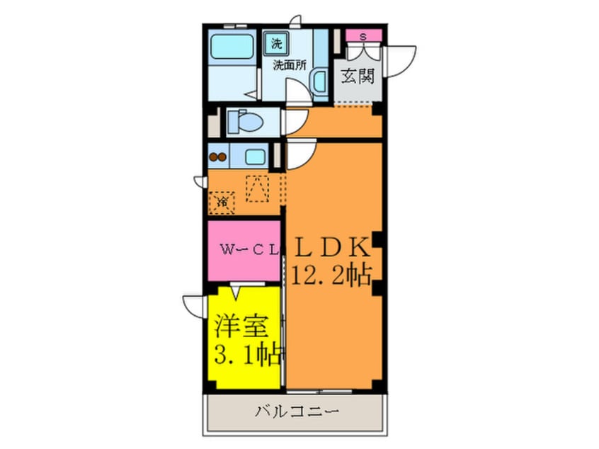 間取図 ワイ・ワイ・ヒマワリ