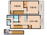コ－ポ勢多Ⅱ番館 2LDKの間取り