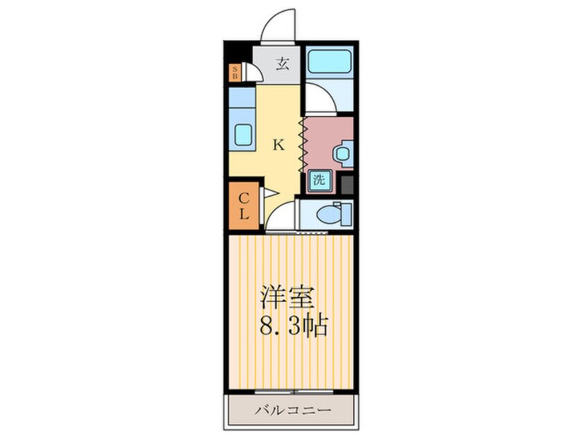 間取図 ハンズレジデンス二条