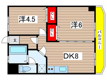 間取図 ヴィラ北田