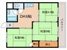 ヴィラ北田 3DKの間取り