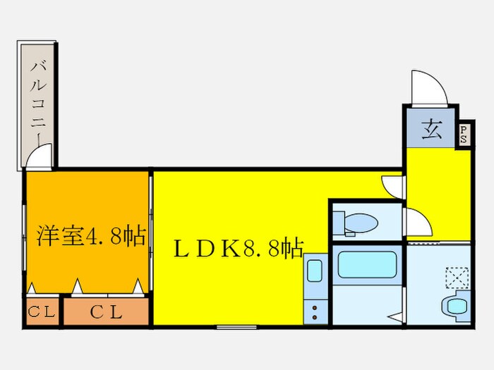 間取り図 クルゼイロ旭町