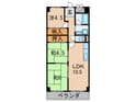 ロワ－ル甲子園の間取図