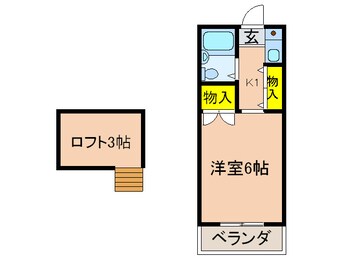 間取図 ロ－リエ土橋