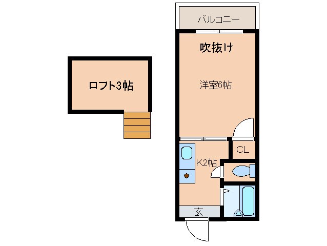 間取り図 ロ－リエ土橋