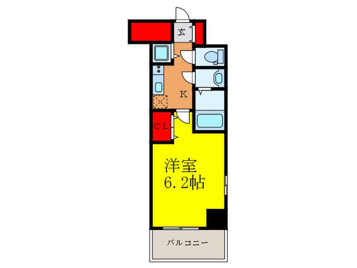 間取り図 エスリード江坂グランツ(1003)