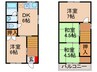 招提大谷戸建 4DKの間取り