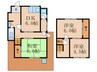 四ノ宮岩久保町貸家Ⅰ 3DKの間取り