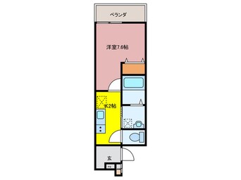 間取図 フジパレス深江橋南Ⅰ番館