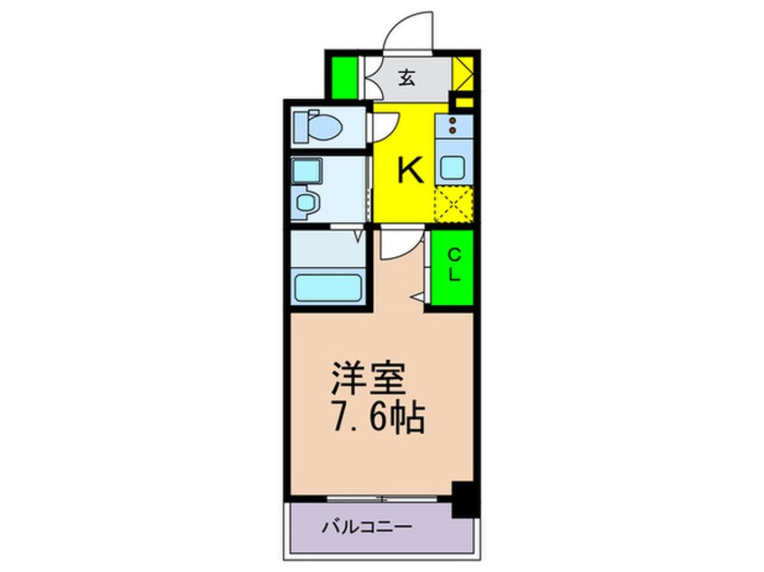 間取図 パークナードフィット美章園