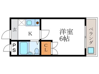 間取図 エトワ－ル桂