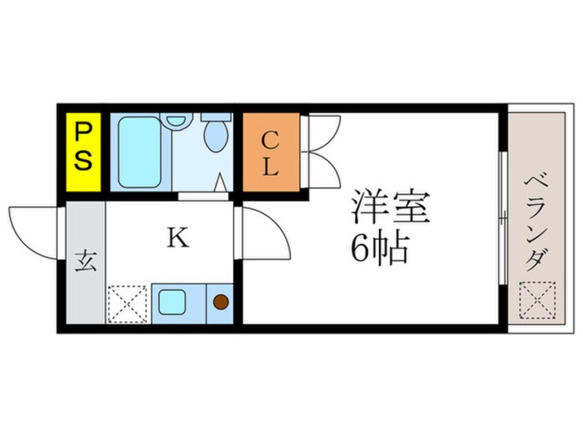 間取図 エトワ－ル桂