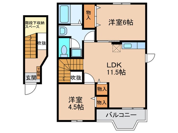 間取り図 エスポワ－ルパレス