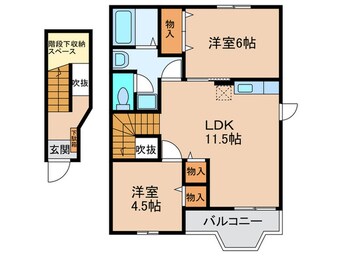 間取図 エスポワ－ルパレス