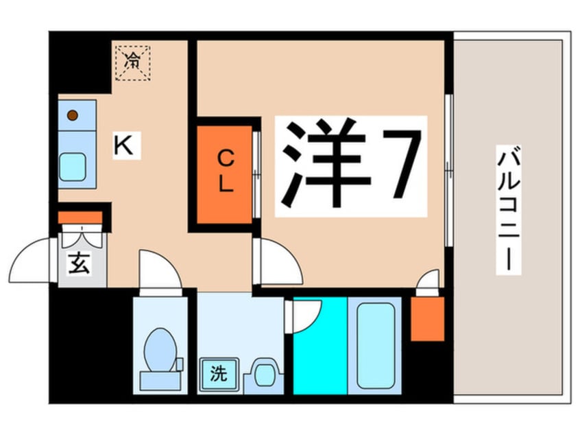 間取図 インペリアル靭本町