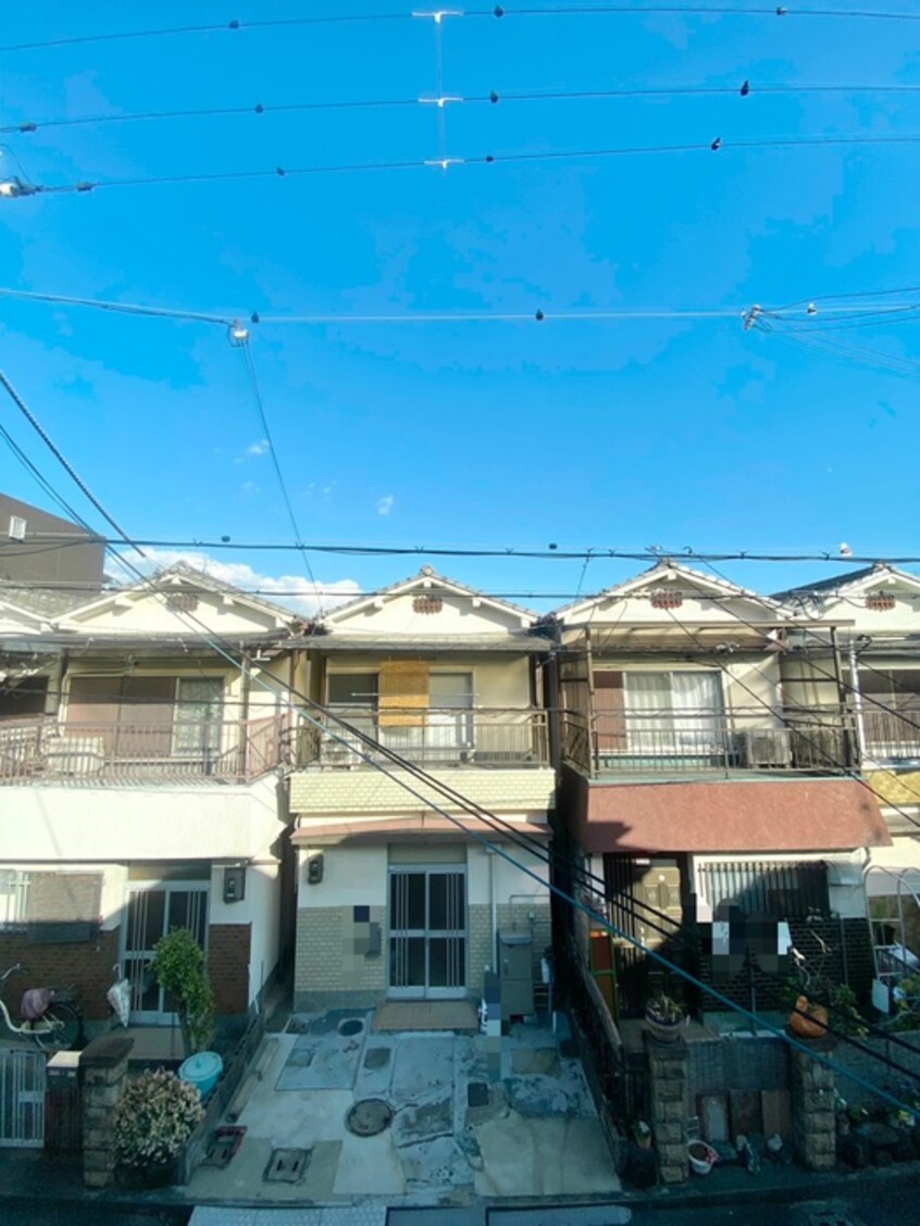 室内からの展望 浜寺諏訪ノ森貸家