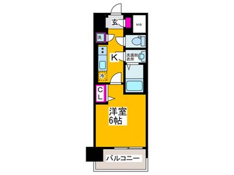 間取図 ﾚｼﾞｭｰﾙｱｯｼｭOSAKA新深江(704)