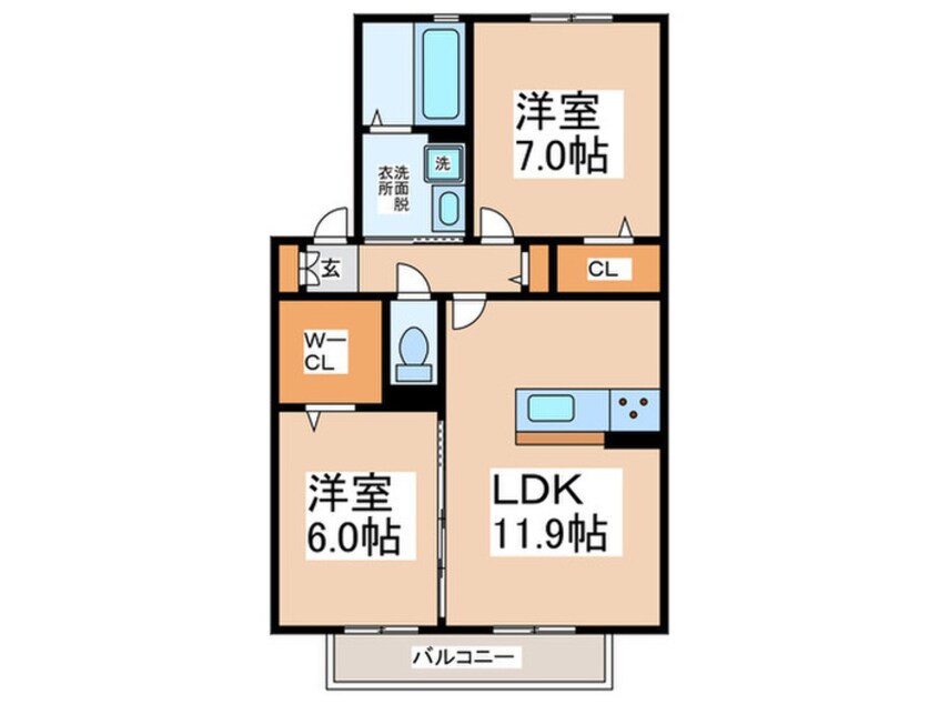 間取図 パストラル