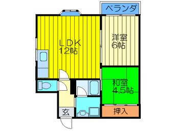 間取図 コ－ポ大東