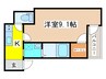 フジパレス関目Ⅱ番館 1Kの間取り