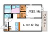 APPARTEMENT　四季 1LDKの間取り