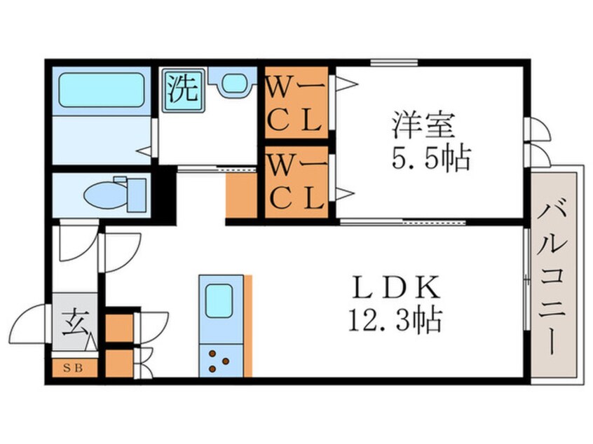 間取図 APPARTEMENT　四季