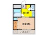 エクシ－ドプラザ豊中 1Kの間取り
