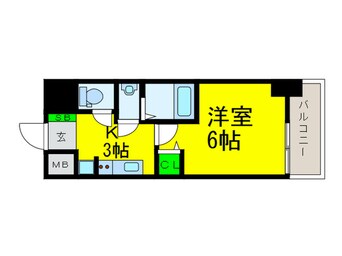 間取図 グランパシフィック長橋